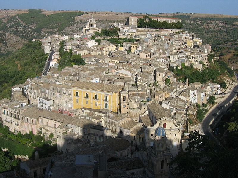 Vue panoramique de Ragusa Ibla